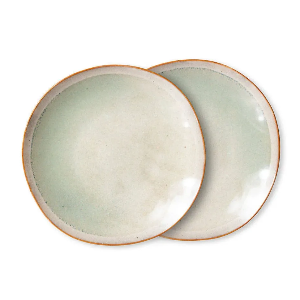 Hkliving Ontbijtbord 70'S (O22 Cm) (Set Van 2)