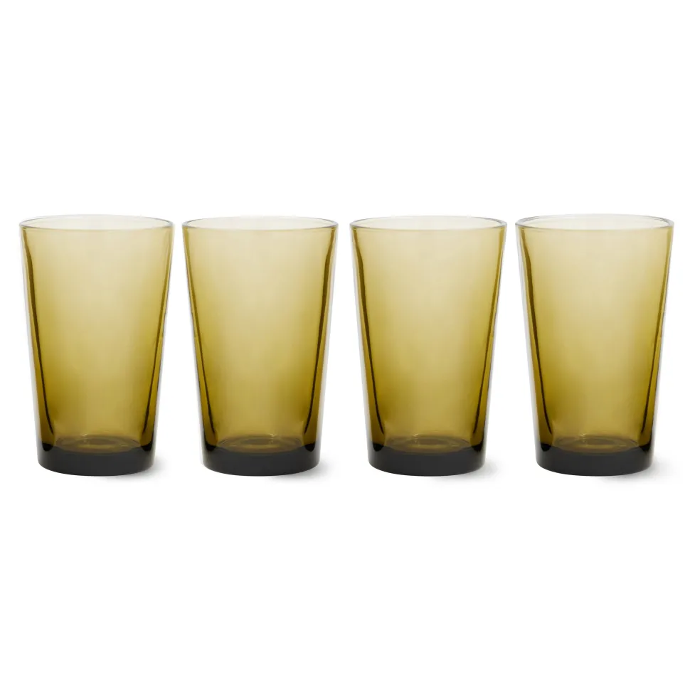 Hkliving Theeglas 70'S (O8,7 Cm) (400 Ml) (Set Van 4)