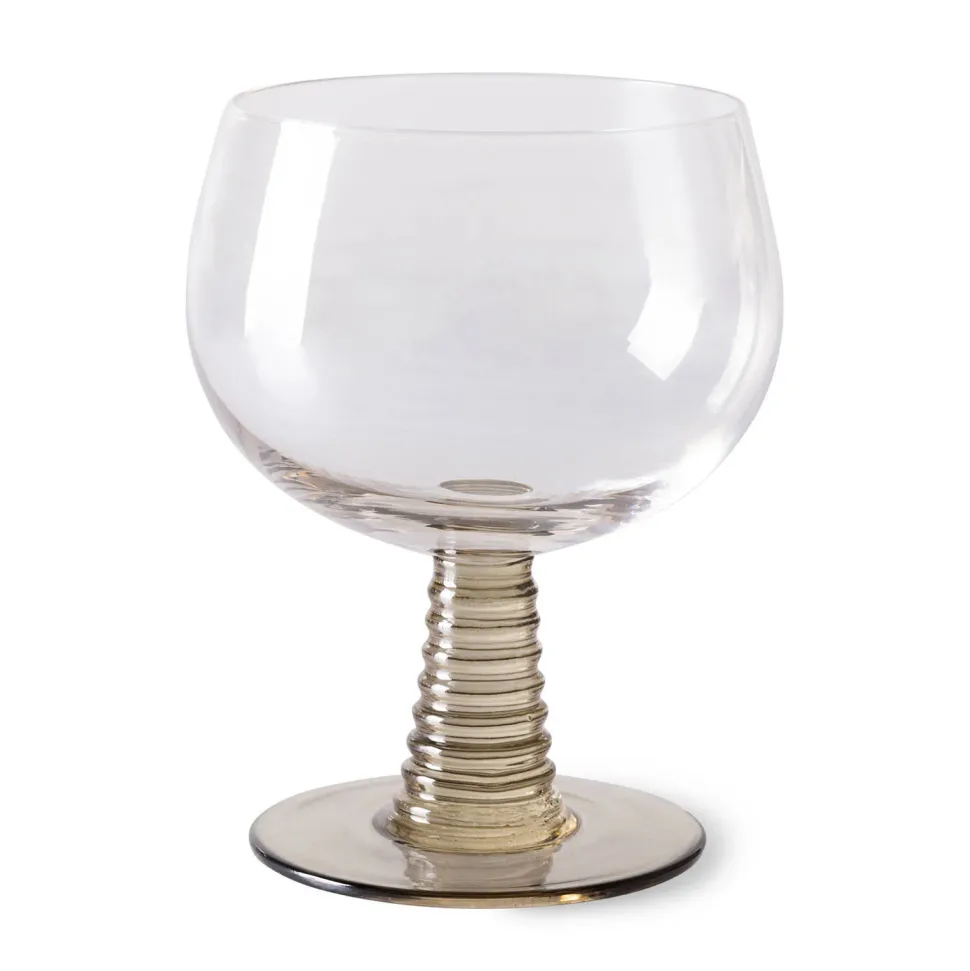 Hkliving Wijnglas Swirl (350 Ml) (O10 Cm)