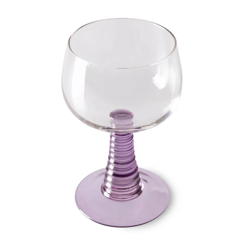Hkliving Wijnglas Swirl (275 Ml) (O8,5 Cm)