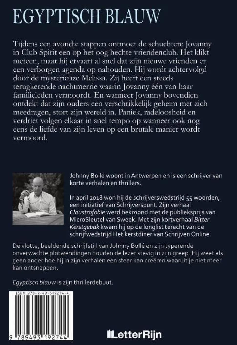 Johnny Bolle Egyptisch Blauw