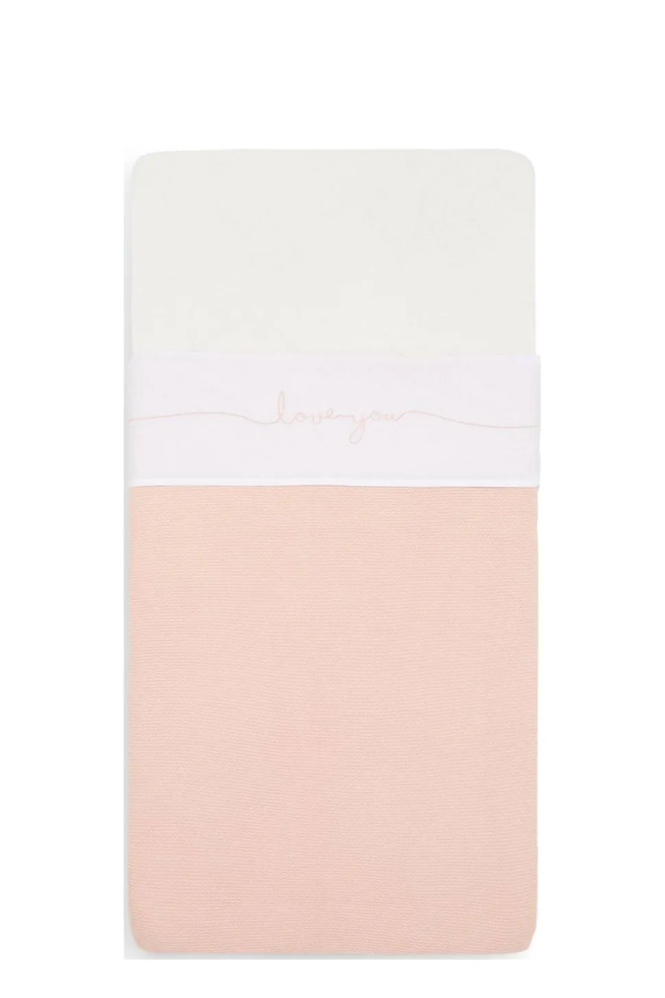 Jollein Baby Wieglaken 75X100Cm Love You Pale Pink