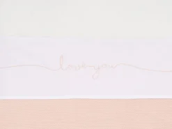 Jollein Baby Wieglaken 75X100Cm Love You Pale Pink