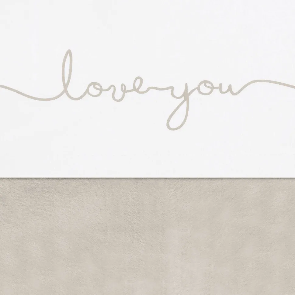 Jollein Baby Wieglaken 75X100Cm Love You Nougat
