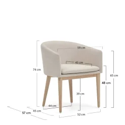 Kave Home Eetkamerstoel Harlan