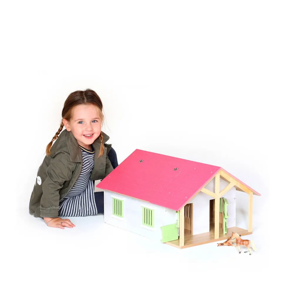 Kids Globe Paardenstal Schaal 1:24