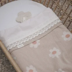 Koeka Crochet Baby Ledikantlaken 110X140Cm Milky