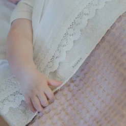 Koeka Crochet Baby Wieglaken 80X100 Cm Milky