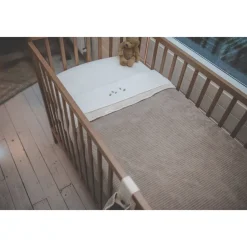 Koeka Falling Leaves Baby Wieglaken 80X100 Cm Wit
