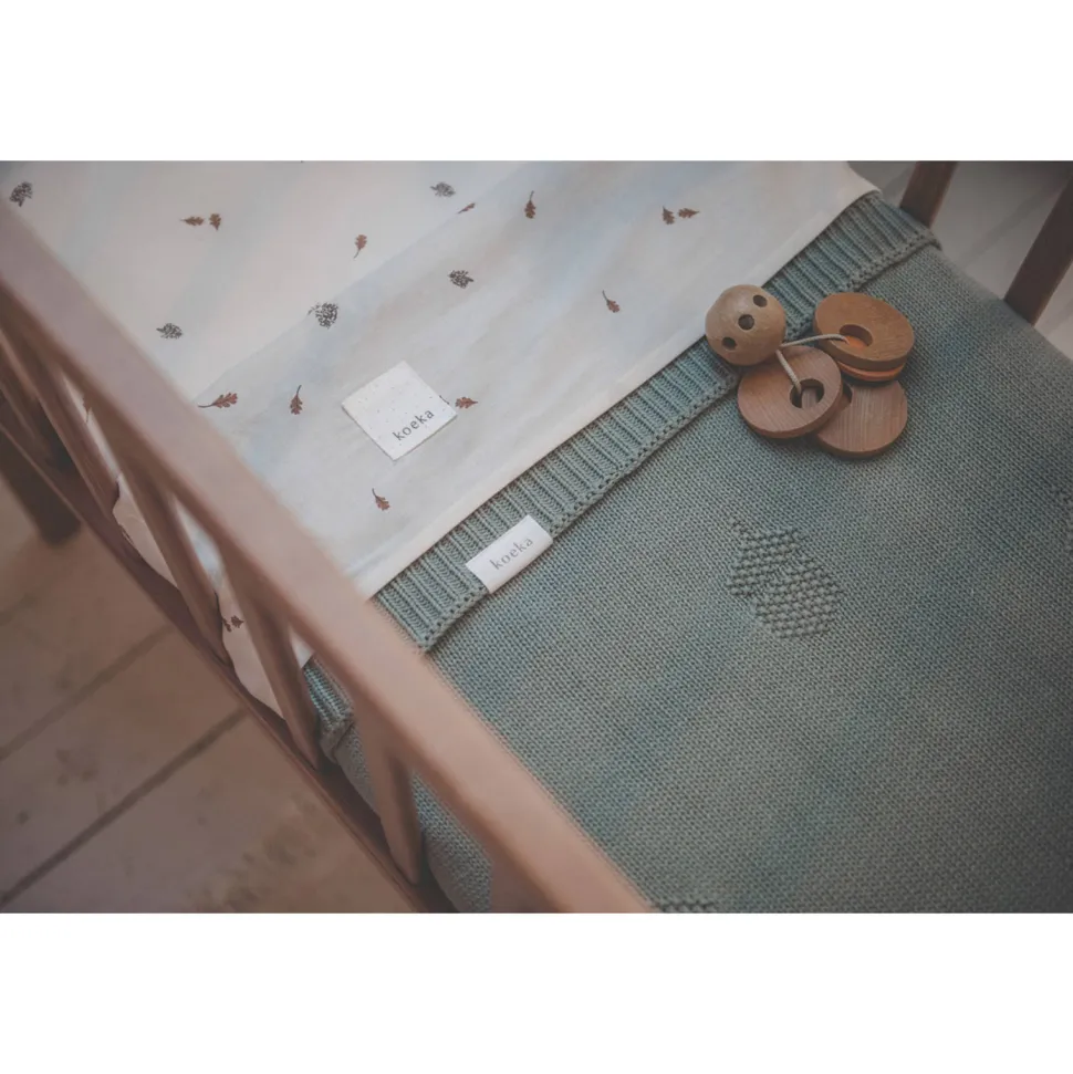 Koeka Forest Baby Wieglaken 80X100 Cm Offwhite
