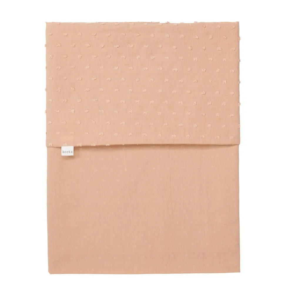 Koeka Napa Baby Wieglaken 80X100 Cm Perzik Roze