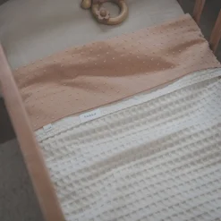 Koeka Napa Baby Wieglaken 80X100 Cm Perzik Roze