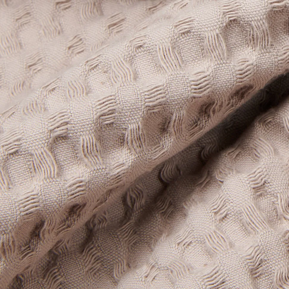 Koeka Oslo Plaid Wafel En Teddy Clay/Pebble (140X200 Cm)