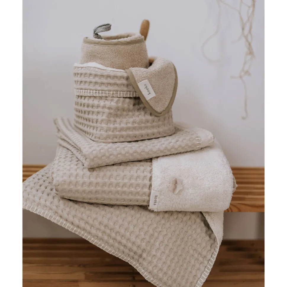 Koeka Oslo Teddy Eenpersoonsdeken Sand/Pebble (200X140 Cm)