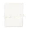 Koeka Ruffle Baby Wieglaken 80X100 Cm Warm White