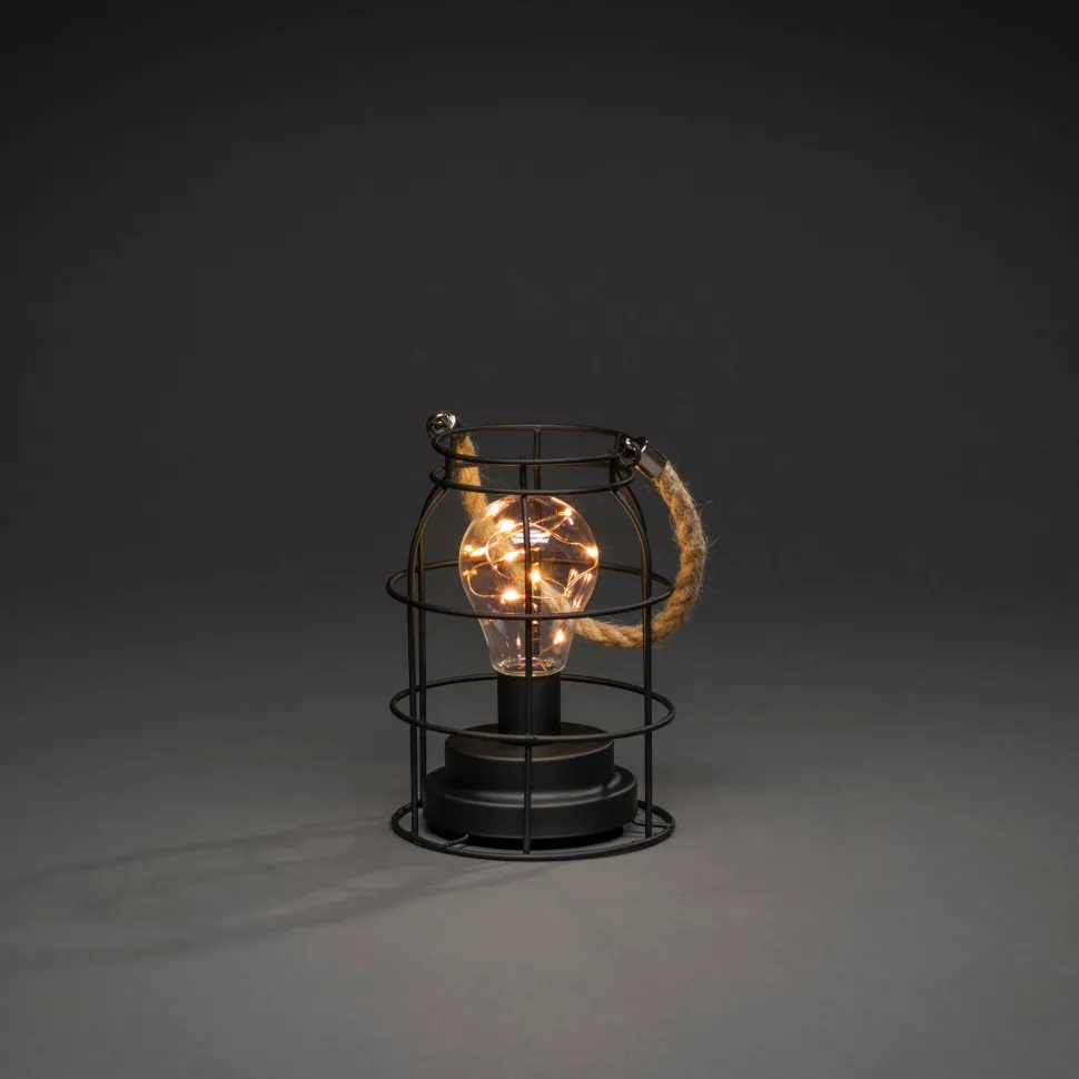 Konstsmide Lantaarn (Op Batterij Met Timer) (12X18 Cm) (9 Led)