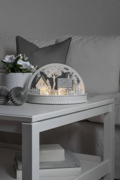Konstsmide Silhouet Huisjes En Rendieren (Op Batterij Met Timer) (18X30X150 Cm) (5 Led)