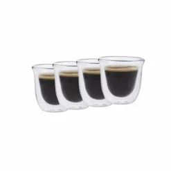 La Cafetiere Glas (Dubbelwandig) (110 Ml) (Set Van 4)