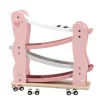 Label Label Wood Houten Auto Glijbaan Roze