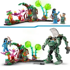 Lego Avatar Neytiri & Thanator Vs. Amp Suit Quaritch 75571