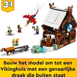 Lego Creator Vikingschip En De Midgaardslang 31132