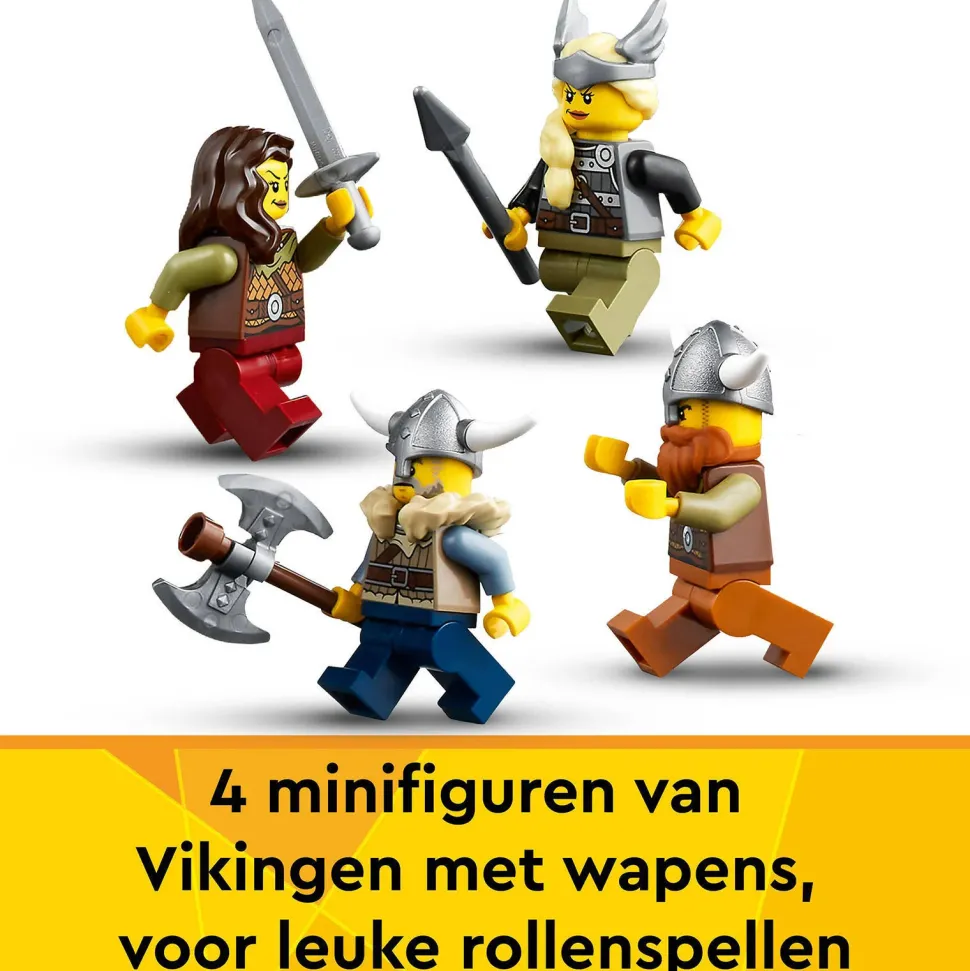 Lego Creator Vikingschip En De Midgaardslang 31132
