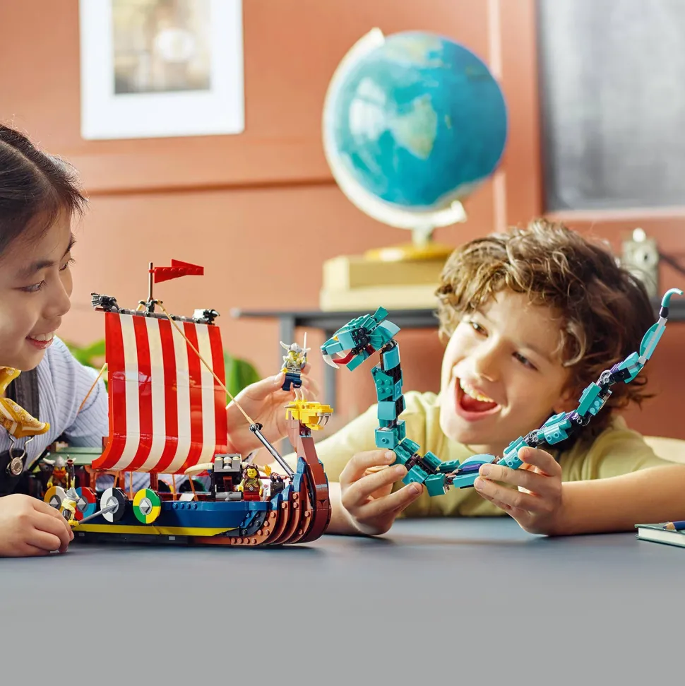 Lego Creator Vikingschip En De Midgaardslang 31132