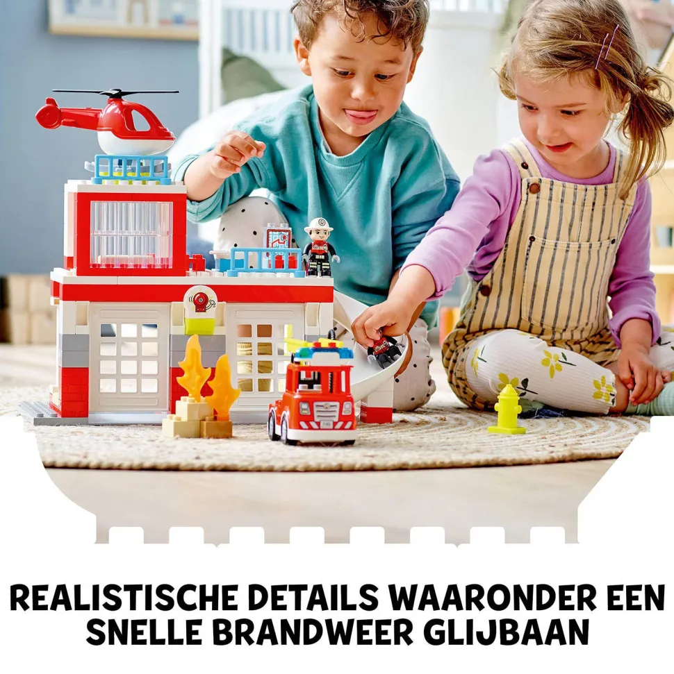 Lego Duplo Brandweerkazerne & Helikopter 10970