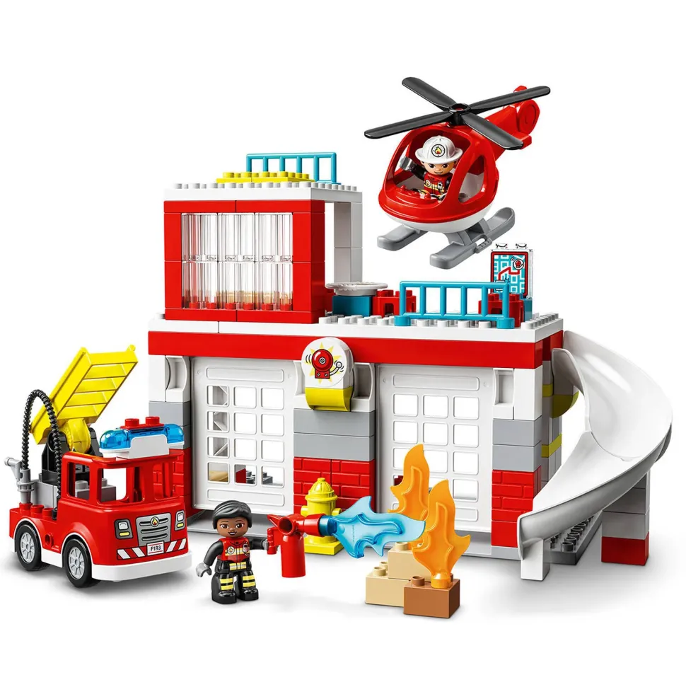 Lego Duplo Brandweerkazerne & Helikopter 10970