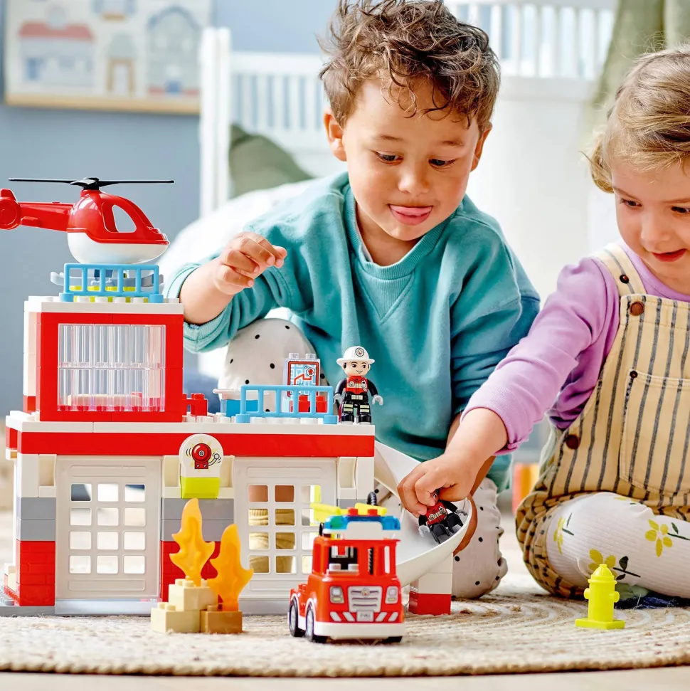 Lego Duplo Brandweerkazerne & Helikopter 10970