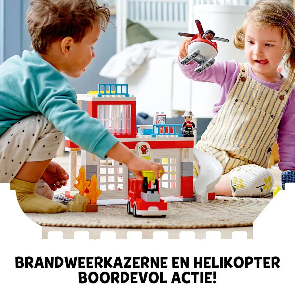 Lego Duplo Brandweerkazerne & Helikopter 10970