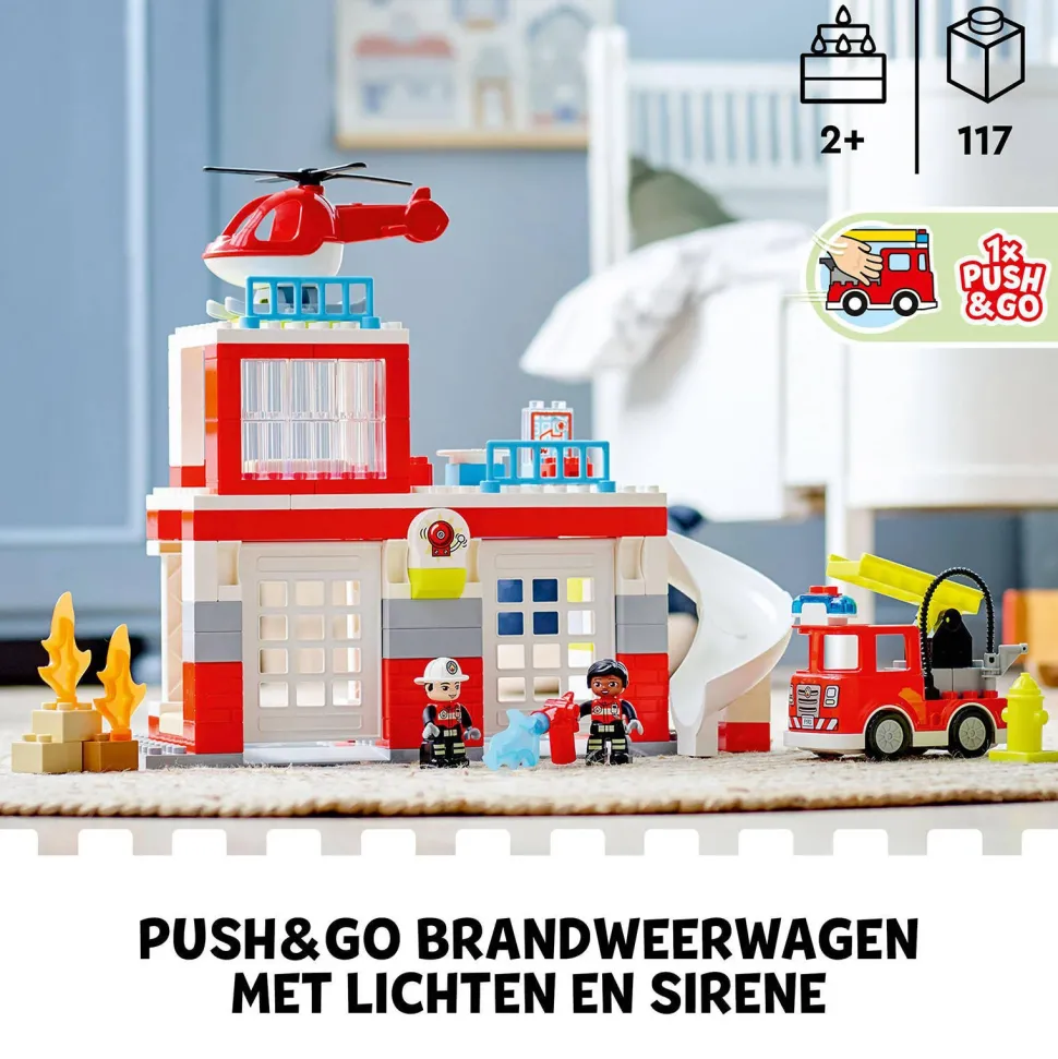 Lego Duplo Brandweerkazerne & Helikopter 10970