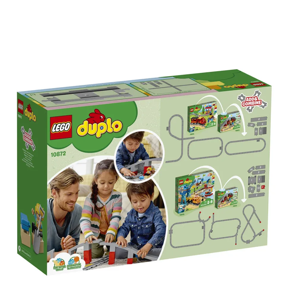 Lego Duplo Treinbrug En -Rails 10872