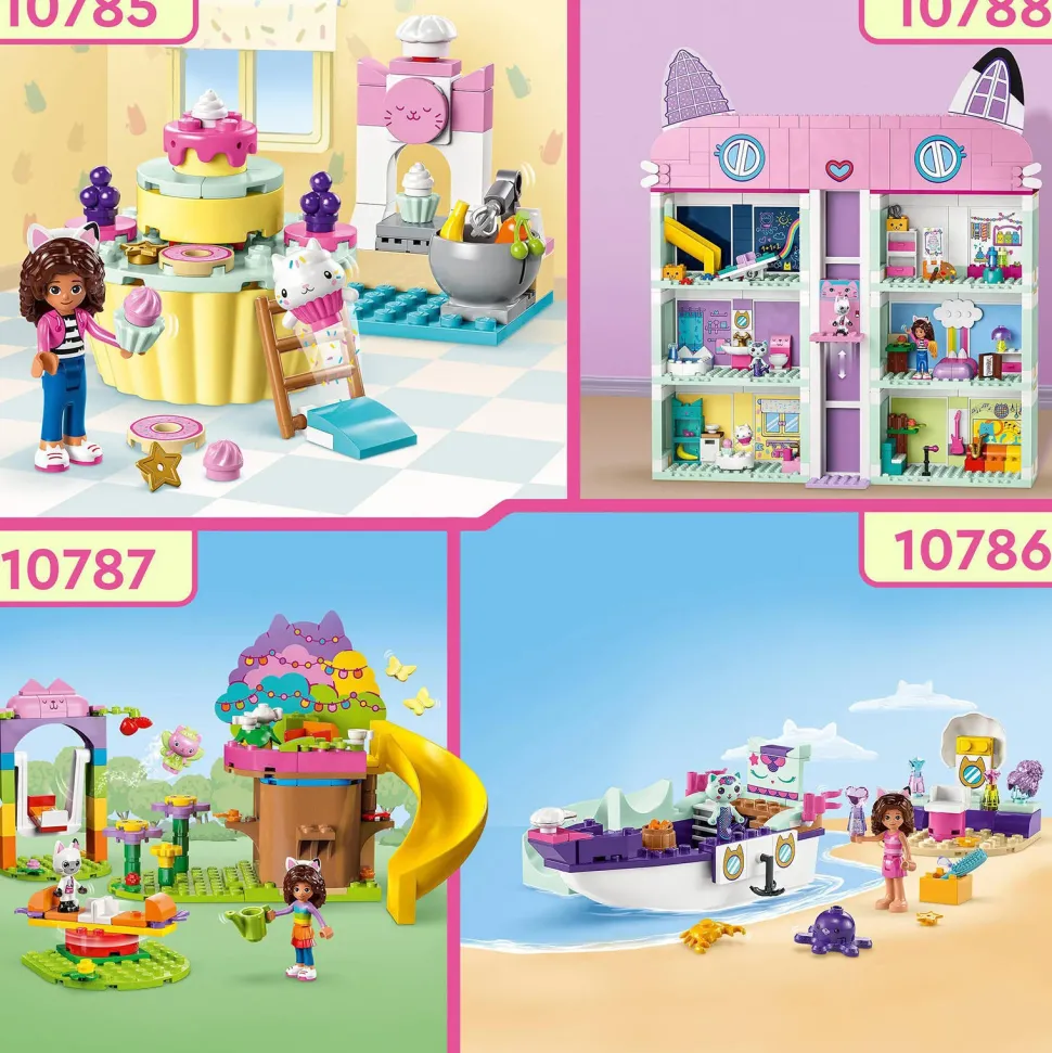Lego Gabby'S Dollhouse Vertroetelschip Van Gabby En Meerminkat 10786
