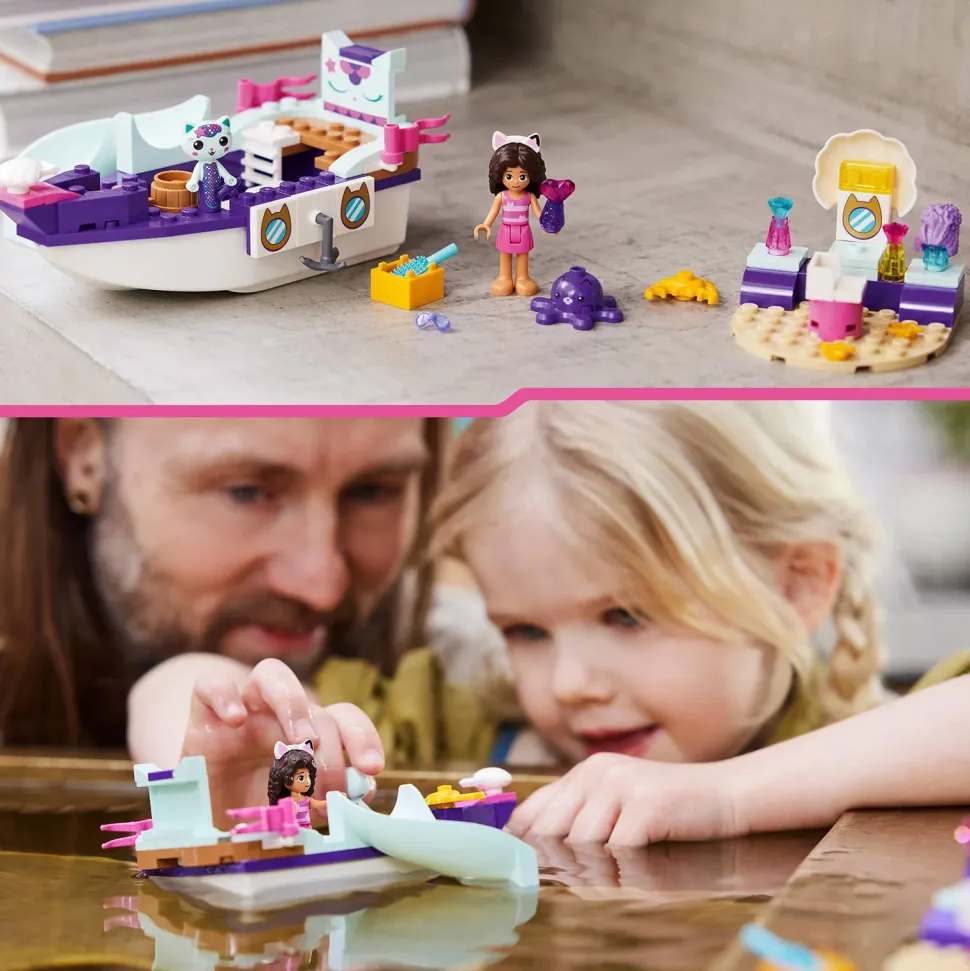 Lego Gabby'S Dollhouse Vertroetelschip Van Gabby En Meerminkat 10786