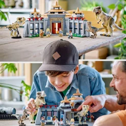Lego Jurassic World Bezoekerscentrum: T. Rex & Raptor Aanval 76961