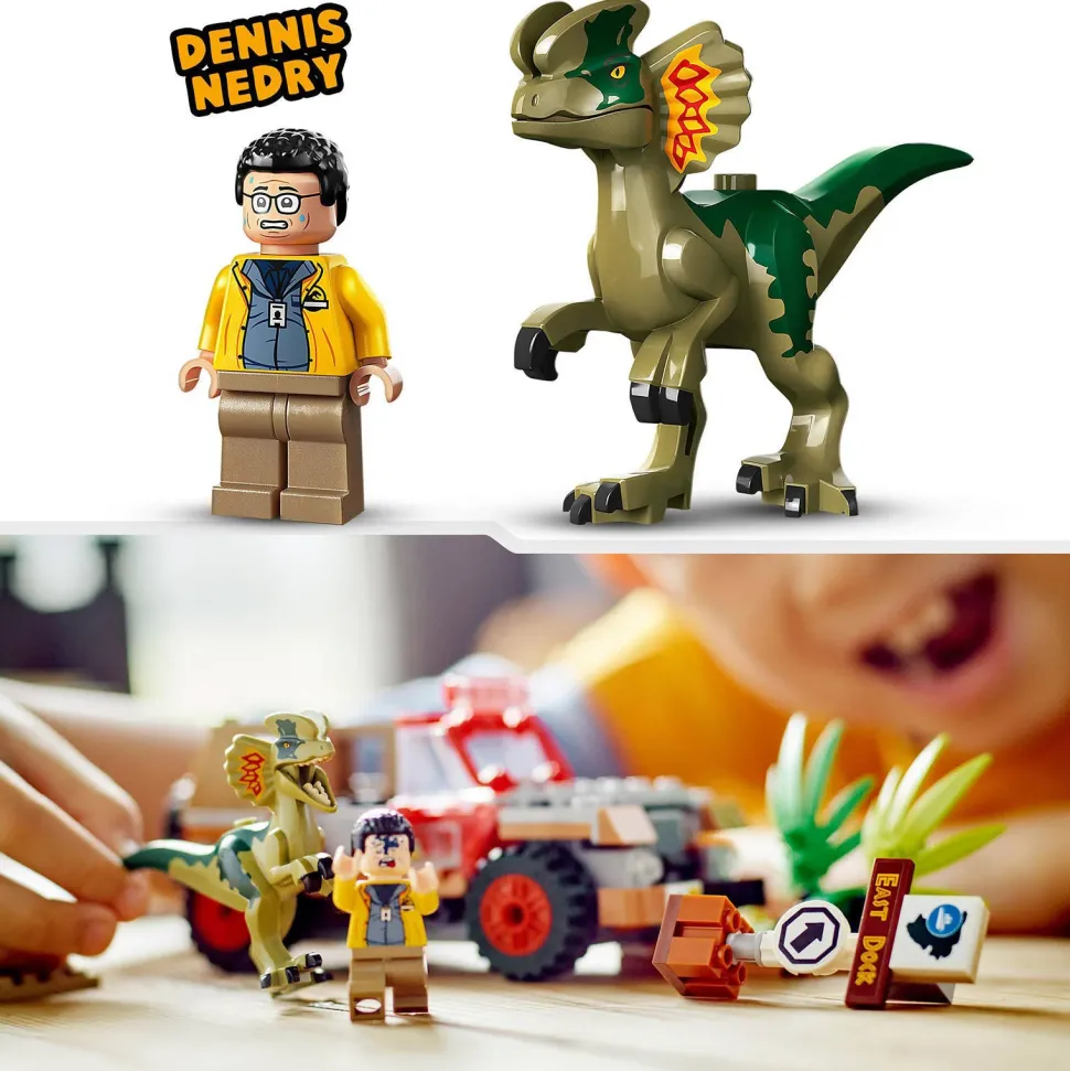 Lego Jurassic World Dilophosaurus Hinderlaag 76958