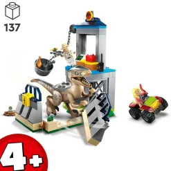 Lego Jurassic World Velociraptor Ontsnapping 76957