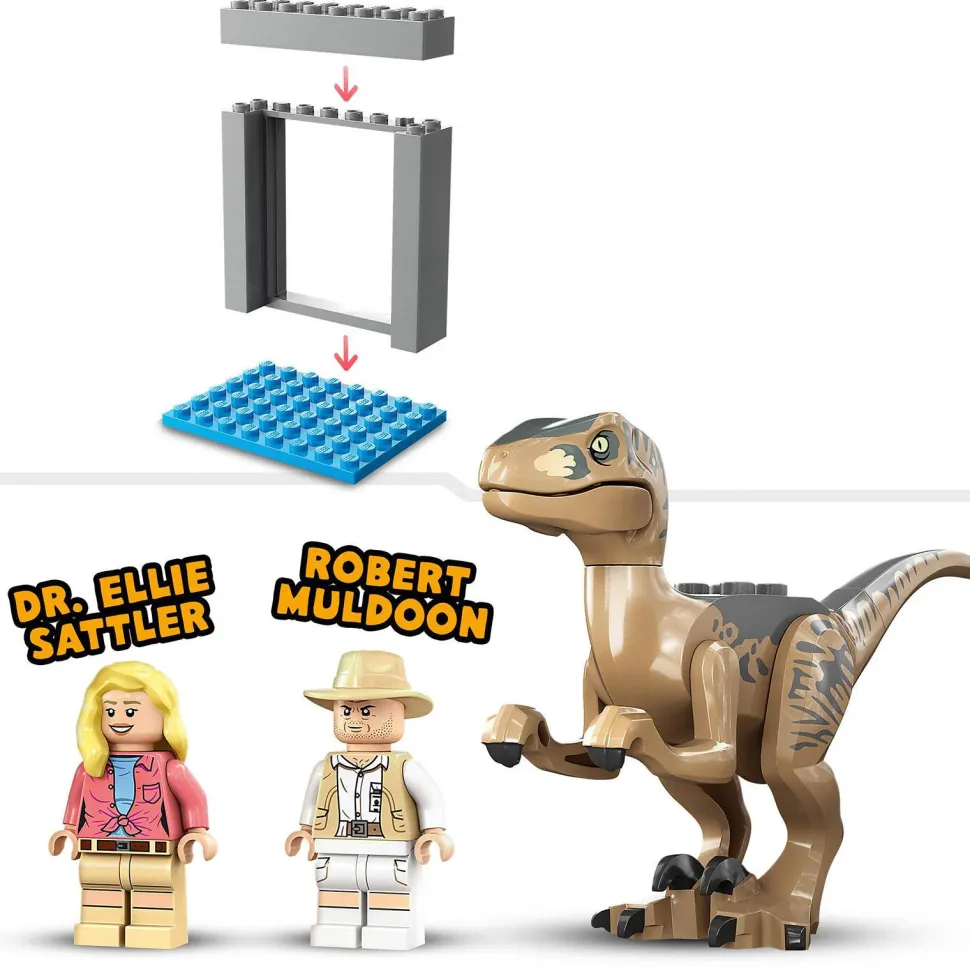 Lego Jurassic World Velociraptor Ontsnapping 76957