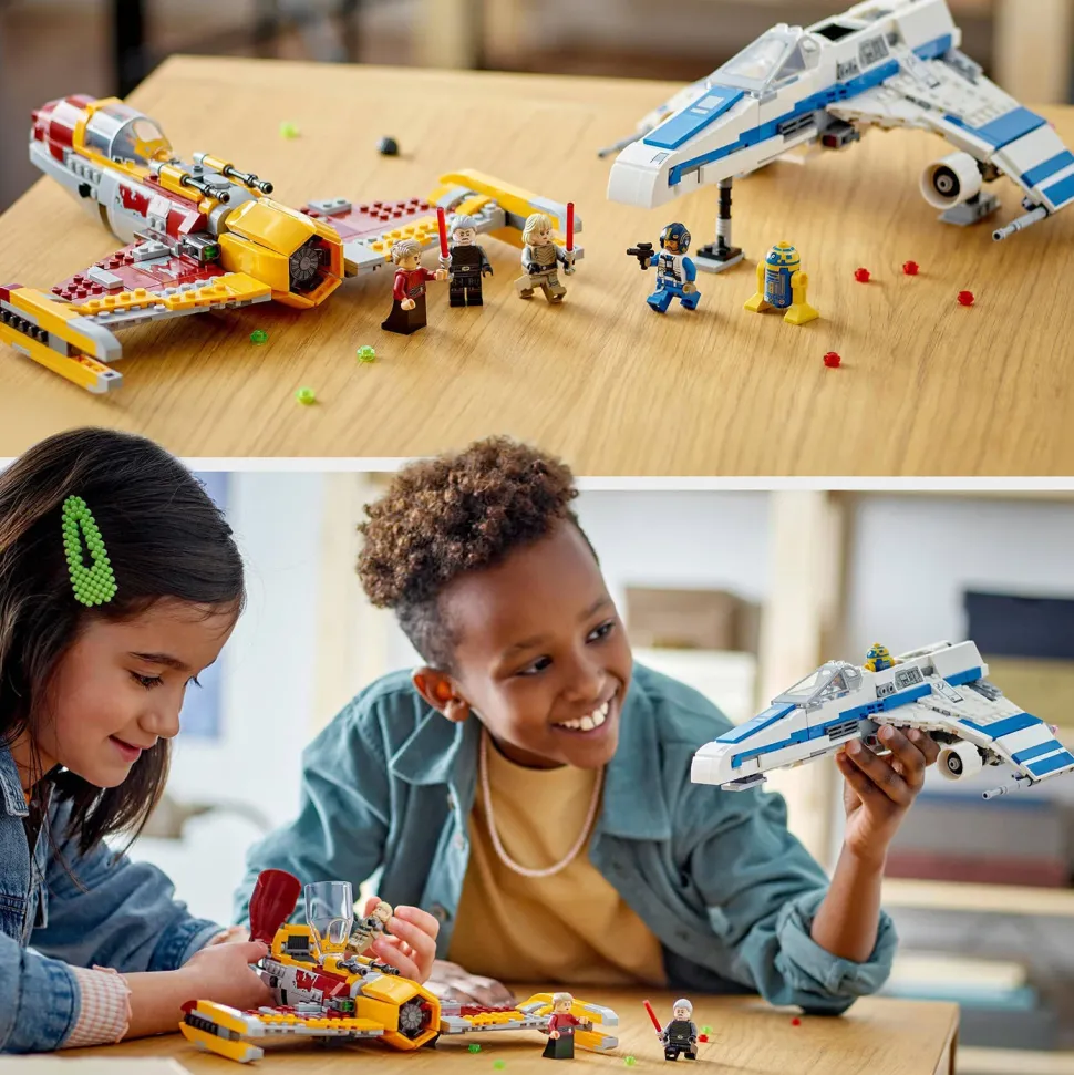 Lego Star Wars New Republic E-Wing Vs. Shin Hati'S Starfighter 75364