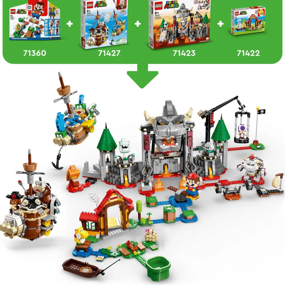 Lego Super Mario 71423 Gevecht Op Dry Bowsers Kasteel Uitbreidingsset