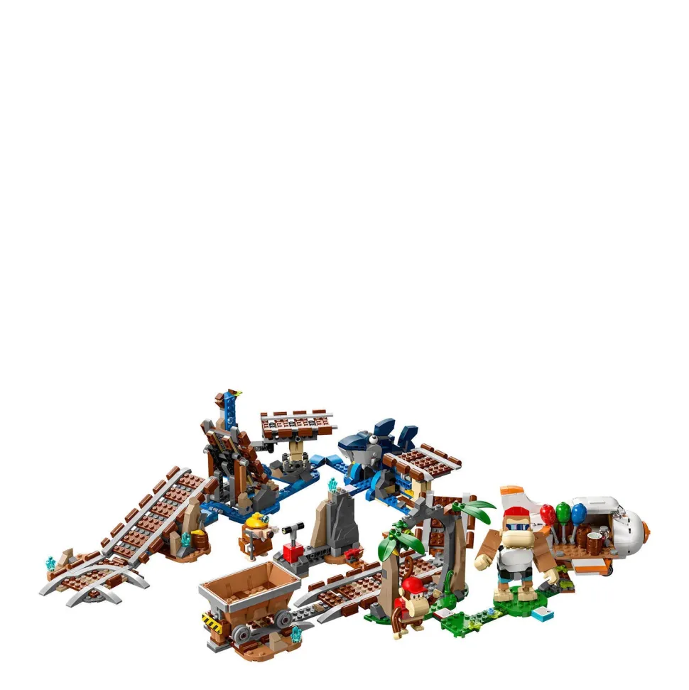 Lego Super Mario Uitbreidingsset: Diddy Kongs Mijnwagenrit 71425