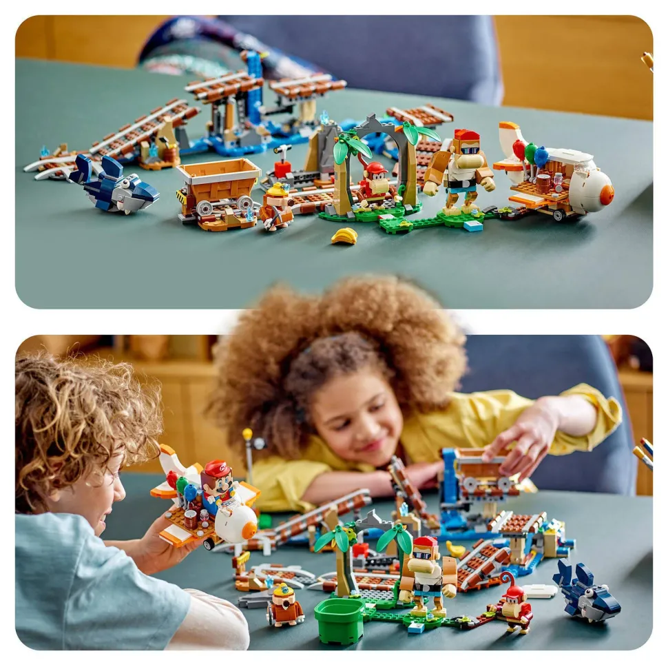 Lego Super Mario Uitbreidingsset: Diddy Kongs Mijnwagenrit 71425