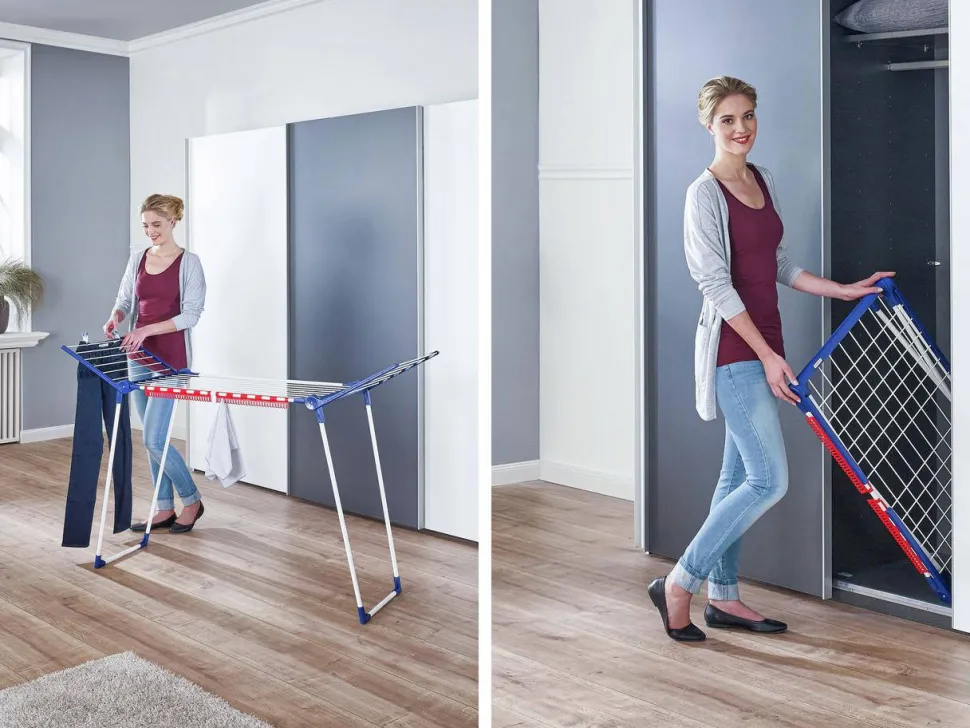 Leifheit Droogrek Pegasus 150 Solid Slim - 15 M Drooglengte