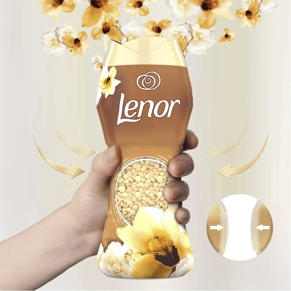 Lenor Gouden Orchidee In-Wash Geurparels - 6 X 154 Gram - Voordeelverpakking