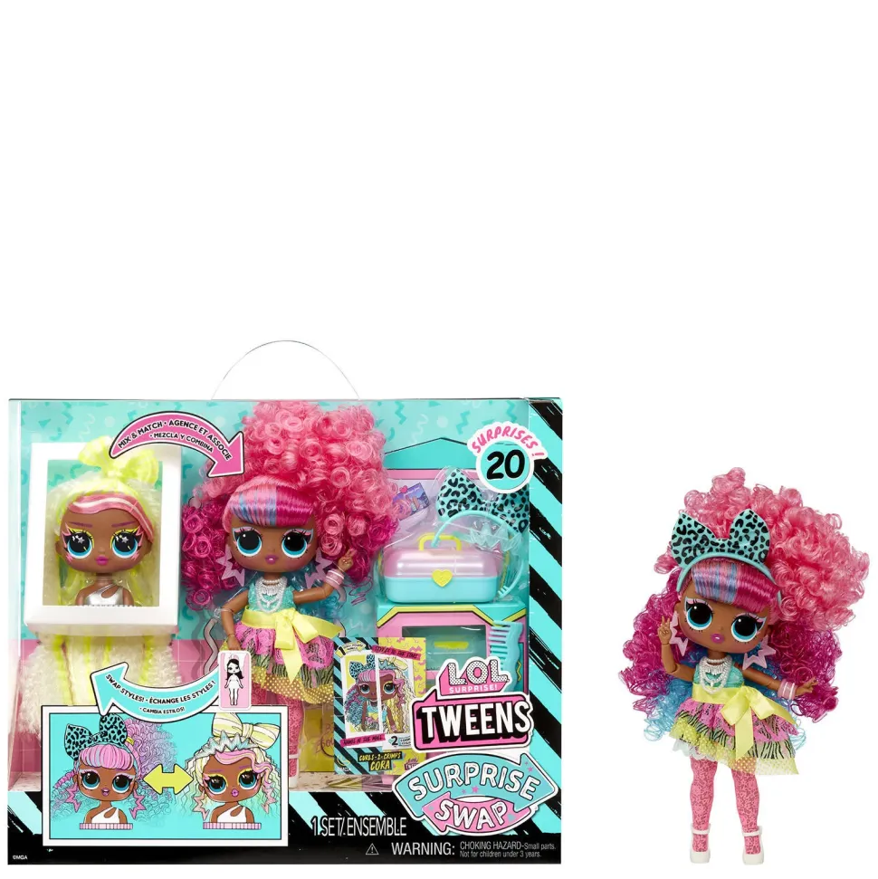 L.O.L. Surprise! Tweens Surprise Swap Modepop Curls-2-Crimps Cora