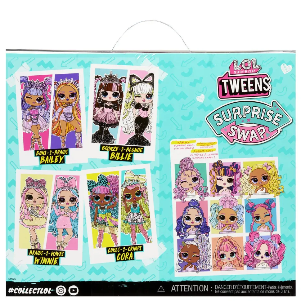 L.O.L. Surprise! Tweens Surprise Swap Modepop Curls-2-Crimps Cora