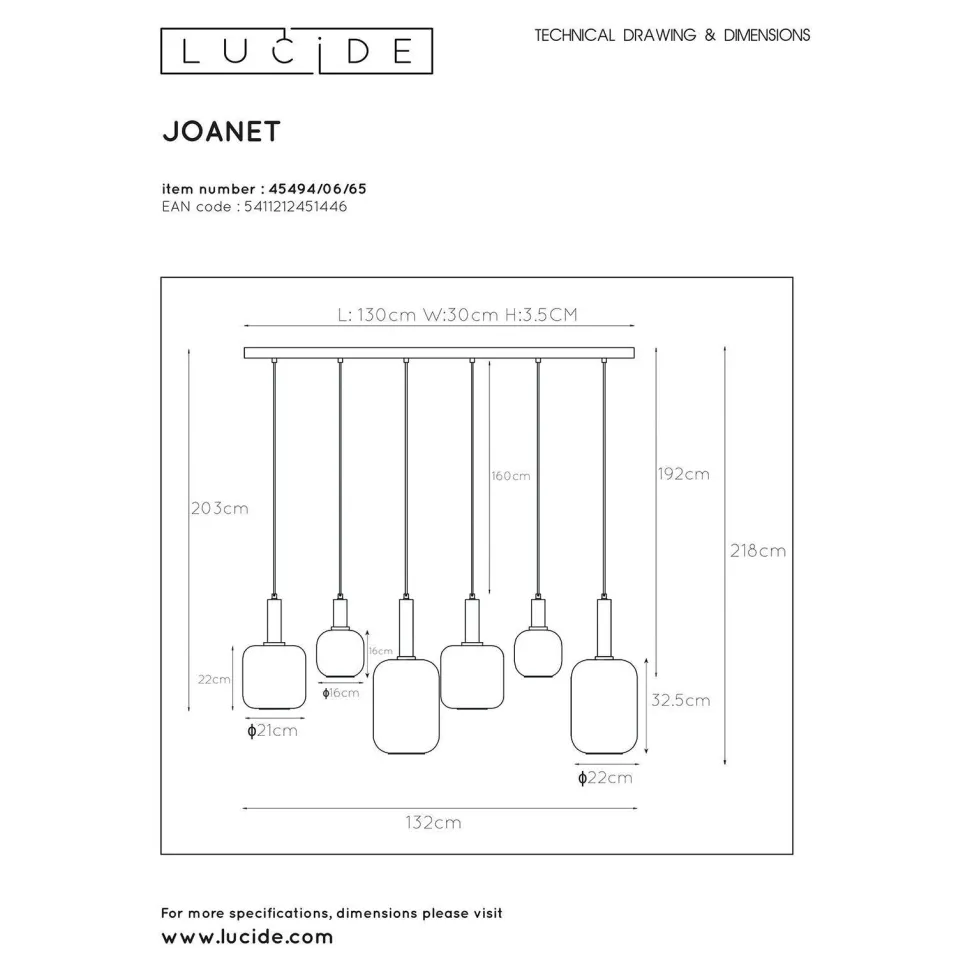 Lucide Hanglamp Joanet