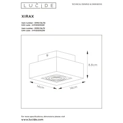 Lucide Plafondlamp Xirax