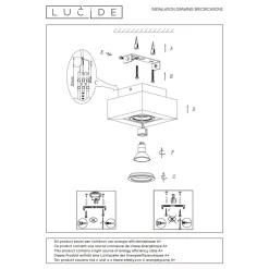 Lucide Plafondlamp Xirax